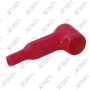 COSSE 8MM /  FIL 3MM2 MAX - ISOLANT PLASTIQUE ROUGE POUR COSSE ALIMENTATION