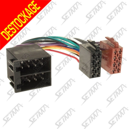 FAISCEAU AUTORADIO - INVERSEUR D'ALIMENTATION - UNIVERSEL EUROPE - ISO - DEPUIS 1992