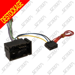 FAISCEAU AUTORADIO - ALFA /CITROEN / CHRYLER / DODGE / FIAT / JEEP - DEPUIS 2014 - VEHICULE SANS AMPLIFICATEUR