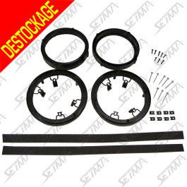 SUPPORT HAUT-PARLEUR 165 MM - UNIVERSEL - AVANT-ARRIERE