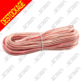 CABLE HAUT-PARLEUR - TRANSPARENT - DIAMETRE 2 X 0.75 MM2 - 10 M