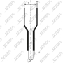 GAINE THERMORETRACTABLE - 6.5 MM X 1 M - NOIR