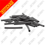 GAINE THERMORETRACTABLE - 3.2 MM X 50 MM - 60 PIECES- NOIR