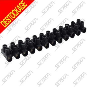 BARRETTE CONNEXION DOMINO - 15A - 1 A 2.6MM&sup2;