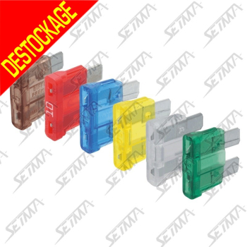 ASSORTIMENT DE FUSIBLE ENFICHABLE 6.3 x 32 MM- 6 PCS