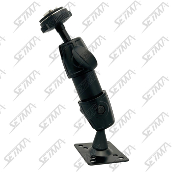 SUPPORT ECRAN A FIXATION PAR VIS ORIENTATION SUR 2 AXES - HAUTEUR 124 MM