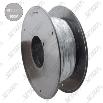 BOBINE DE CABLE UNIPOLAIRE - GRIS - DIAMETRE 0.5 MM2 X 100 M - ECE R118 T2 ISO 6722-1 DIN 72551/6