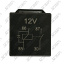 RELAIS SIMPLE 1RT - 12 V - 40 AMP - 4 CONTACTS -  BOBINE POLARISEE