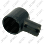 COSSE 12MM / FIL 6MM2 MAX - ISOLANT PLASTIQUE NOIR POUR COSSE ALIMENTATION
