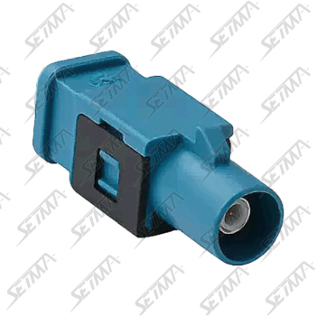 CONNECTEUR DROIT FAKRA MALE VERT D'EAU - Z - RG-174 / RG-316 - A SOUDER
