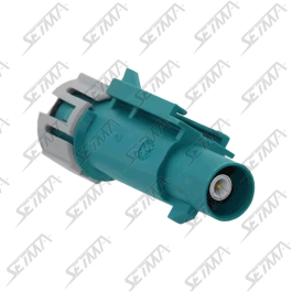 CONNECTEUR DROIT FAKRA MALE VERT D'EAU ETANCHE - Z - RG-174 / RG-316