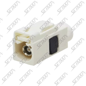 CONNECTEUR FAKRA FEMELLE CREME - B - RG-174 / RG-316 - A SERTIR