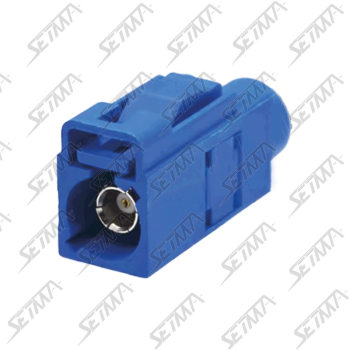 CONNECTEUR FAKRA FEMELLE BLEU - C - RG174 / RG316
