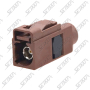 CONNECTEUR FAKRA FEMELLE MARRON - F - RG-174 / RG-316 - A SERTIR