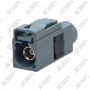 CONNECTEUR FAKRA FEMELLE GRIS - G - RG-174 / RG-316 - A SERTIR