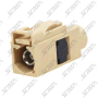 CONNECTEUR FAKRA FEMELLE BEIGE - I - RG-174 / RG-316 - A SERTIR