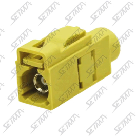CONNECTEUR FAKRA MALE CURRY - K - RG-58 / RG-223 - A SERTIR
