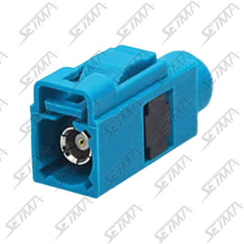CONNECTEUR FAKRA FEMELLE VERT D'EAU - Z - RG-58 / RG-223 - A SERTIR
