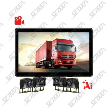 KIT ENREGISTREUR ECRAN 10 POUCES 4 CAMERAS AHD AI 160&deg; SANS CARTE MEM