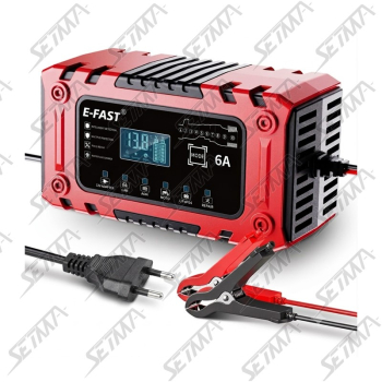 CHARGEUR ET MAINTIEN POUR ATELIER - BATTERIE 12V 6A