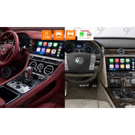 INTERF.COMPATIBLE CARPLAY/ANDROID AUTO POUR VW PHAETON BENTLEY CONTIN