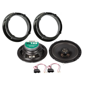 KIT SUPPORT HP POUR VW HAUT-PARLEURS 2 VOIES 100W +SUPPORTS+C&Acirc;BLES